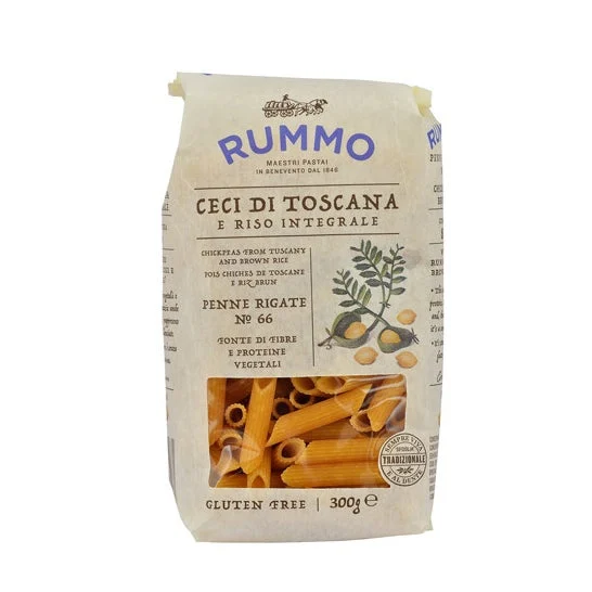 Rummo Penne Rigate N 66 Garbanzos Toscanos y Arroz Bio 300g