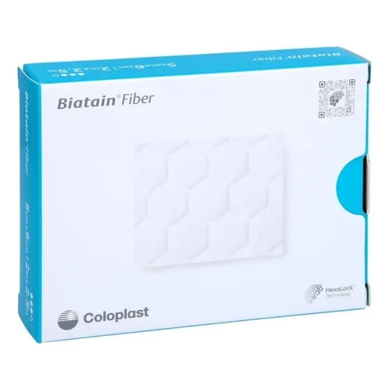 Biatain Medicazione Fibre Gelificanti 15x15cm 5 Unità