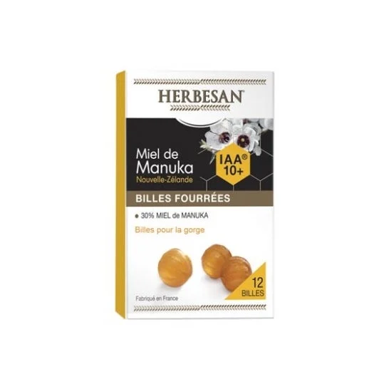 Herbesan Manuka Honey Beads Iaa10+ 12 Perlas