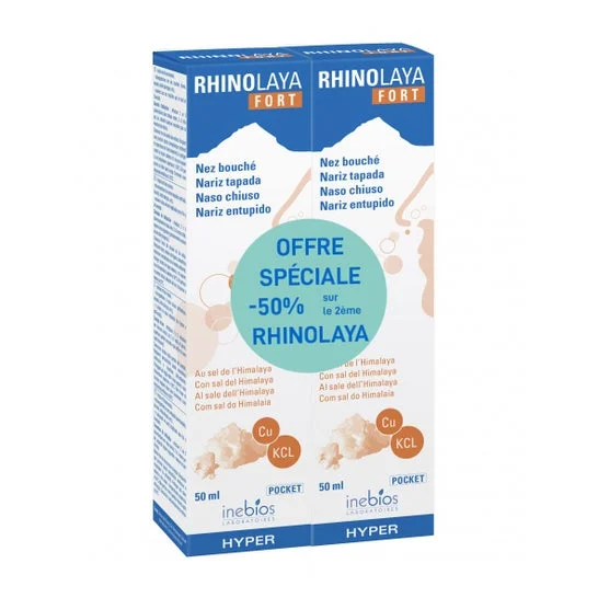 Rhinolaya Fort Spray Congestión Nasal 2x50 ml