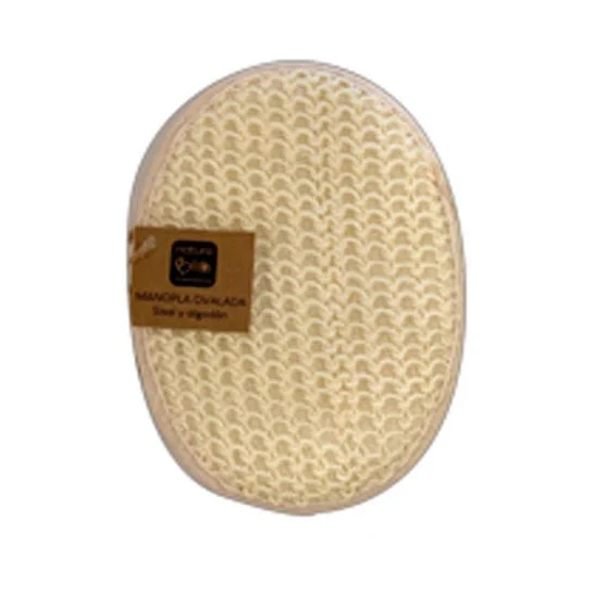 NaturaBIO Cosmetics Guanto Ovale Sisal e Cotone 1 Unità