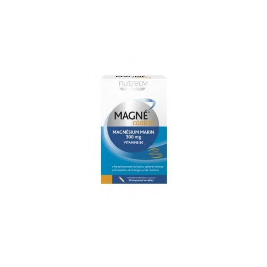 Nutreov Magnesio Controllo Magnesio Marino Magnesio 300Mg 20 Ampolle