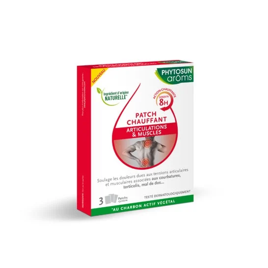 Phytosun Arôms Patch Riscaldante Articolazioni & Muscoli 3unts