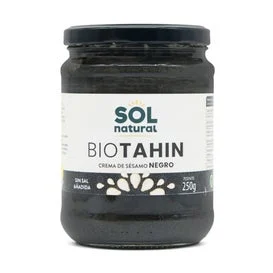 Sol Natural Bio Tahin Crema de Sesamo Negro 250g