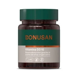 Bonusan Vitamina D3 15mcg 90caps