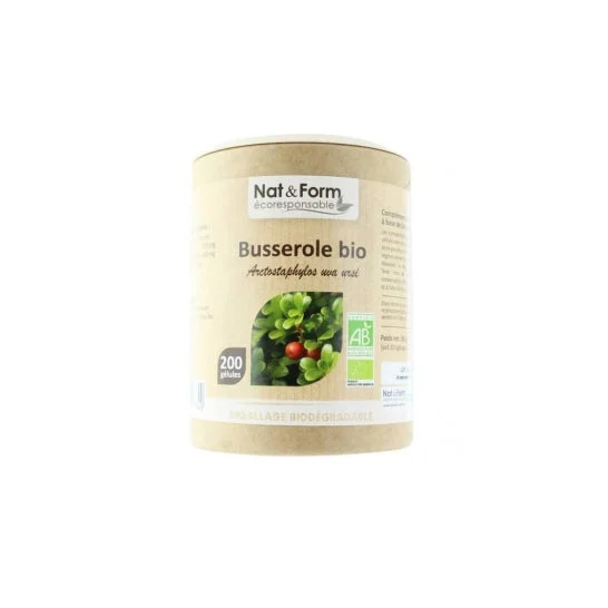 Nat & Form Eco Responsable Busserole Bio 200 Gélules