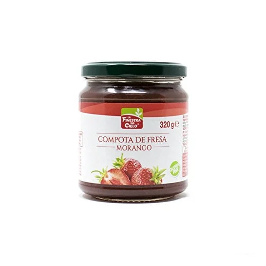 La Finestra sul Cielo Confettura di fragole senza zucchero bio 320 g