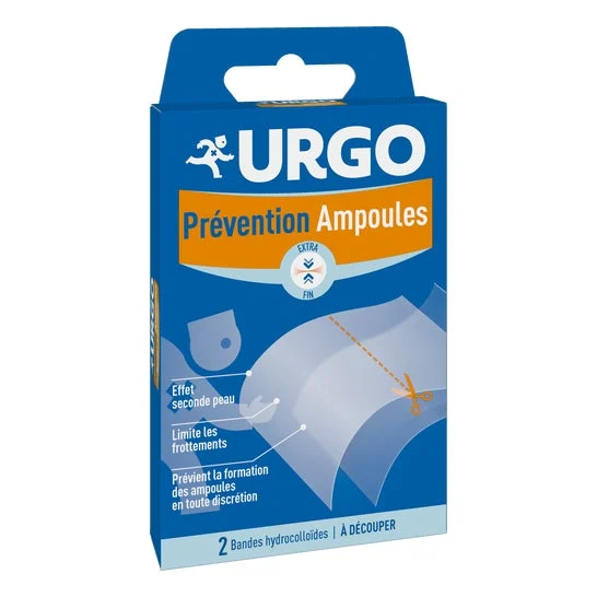 Urgo Ampolle Prevenzione Prevenzione Strisce idrocolloidi - taglio. Scatola da 2.