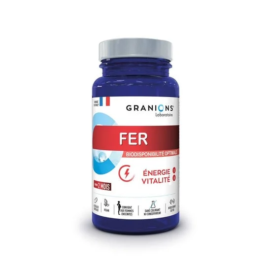 Granions Fer Énergie Vitalité 60 Gélules