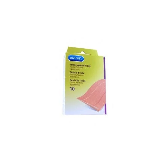 Alvita strisce di tessuto adesivo 10x6cm 10 pz