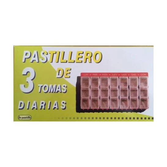 Pillbox settimanale Sg - 3 Settimanale Medication Organizer 3T Daily Gde