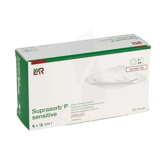 Suprasorb P Sensitive Apósito 6x12 10uds