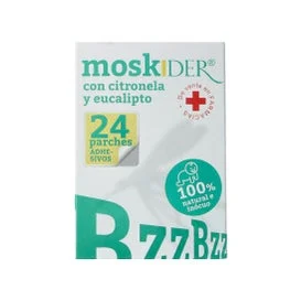 Moskder Patch Citronella Eucalipto 24 Unità