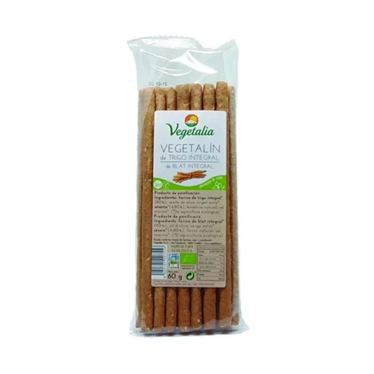 Vegetalia Organic Whole Wheat Sticks 60g