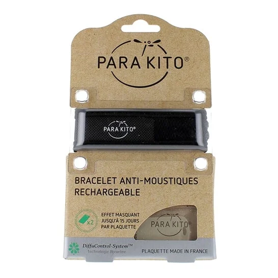 Para'Kito Braccialetto Anti Zanzare Nero 1 Unità