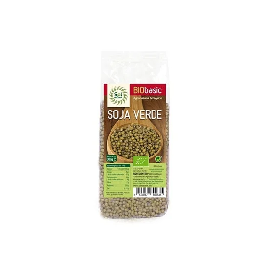 Sol Natural Fagioli di Soia Verde Bio 500g