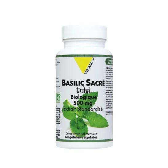 Vit'All+ Albahaca Sagrada Bio 500mg 60caps
