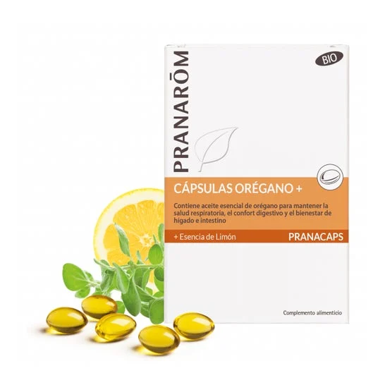 Pranarom 30 Capsule Origano + Essenza di Limone