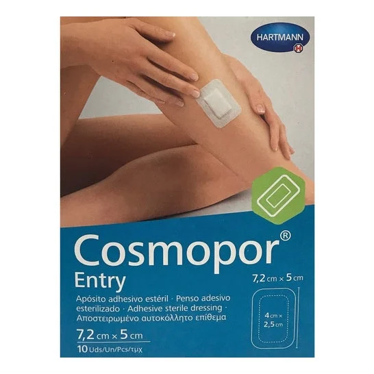 Cosmopor Ingresso Aposito Esteril 7,2 X 5 Cm 10 U