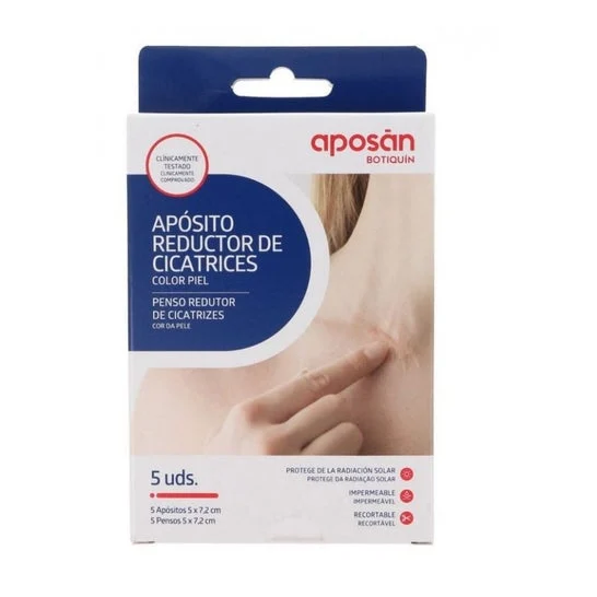 Aposán Apósitos Reductores de Cicatrices 5x7,2cm 5uds