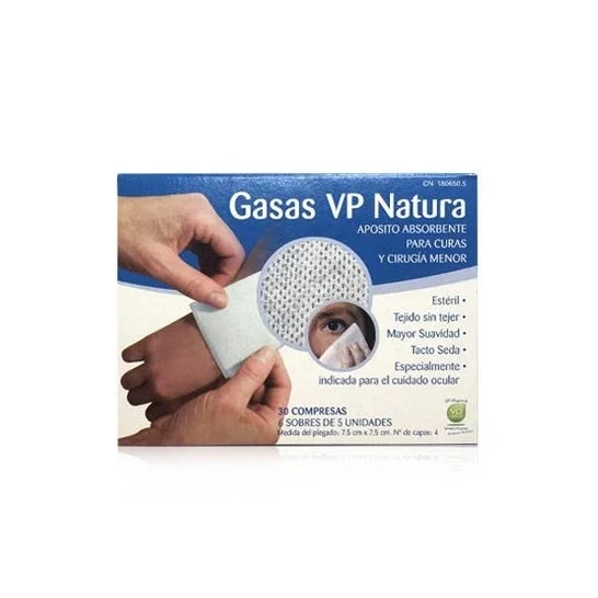 Vp Natura Gasa Esteril Tejido Sin Tejer 10x20cm