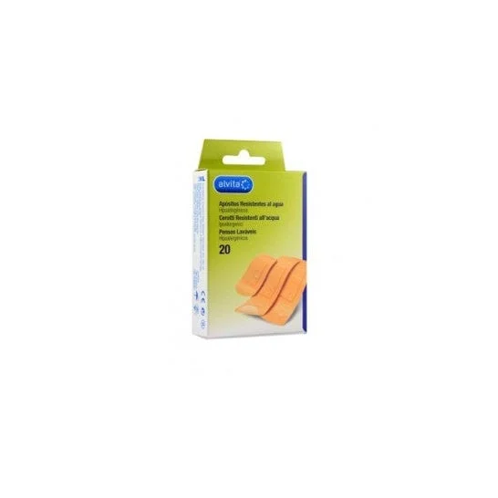 Alvita strisce adesive a base d'acqua 10x6cm 10 pz