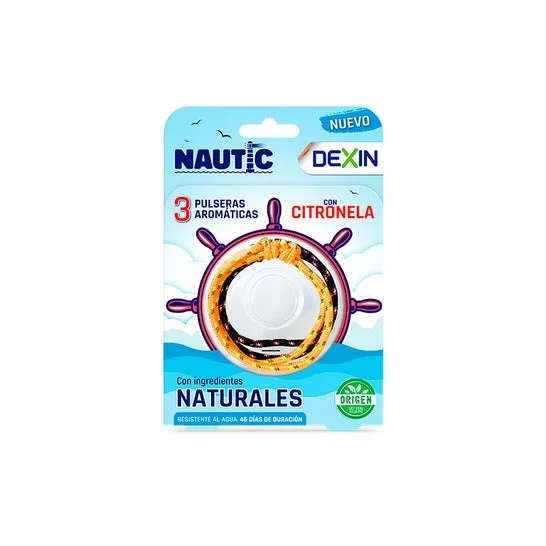 Dexin Nautic Pulsera Aromática con Citronela 3uds