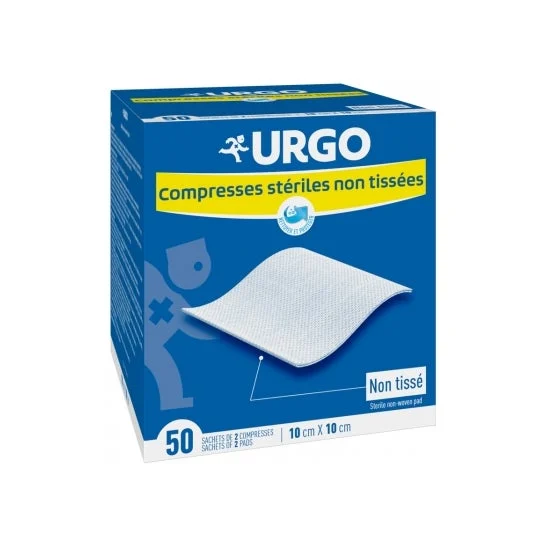 Urgo Gasas Estériles No Tejidas 10x10cm 50 Sobres