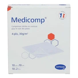 Medicomp compressa sterile 10x10cm 20uts