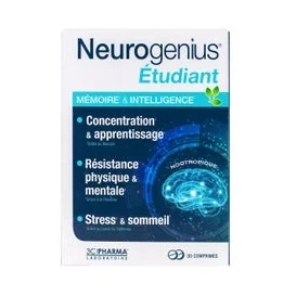 Neurogenius Student Memory and Intelligence 30 Compresse