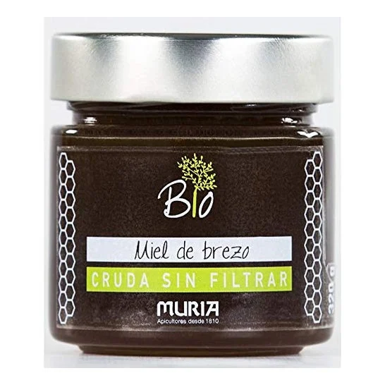 Muria Miele di Tarro Biologico Brezo Cruda Sin Filtrar Eco 320g