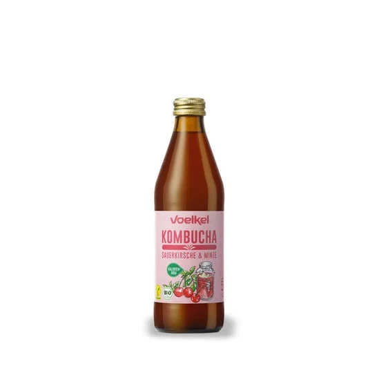 Voelkel Kombucha Cherry & Mint Bio 330ml
