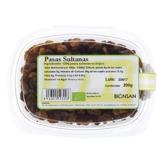 Bionsan Pasas Sultanas Eco 200g