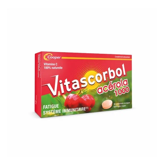Vitascorbol Acerola 1000 Confezione da 30 Compresse Masticabili
