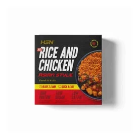 HSN Plato Preparado Estilo Fit Arroz con Pollo en Salsa Estilo Asiática 420g
