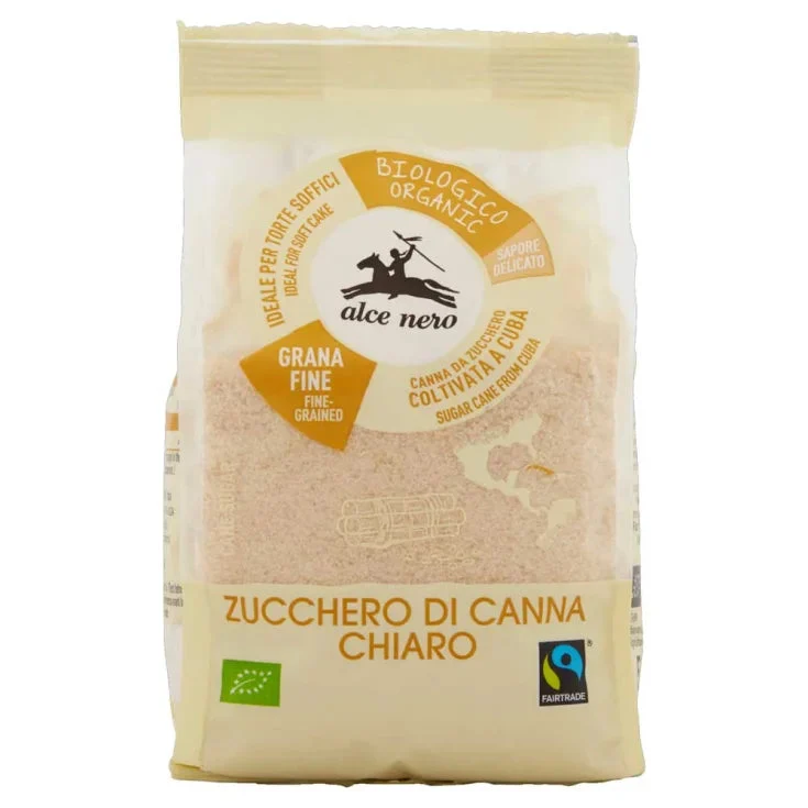 Alce nero Zucchero Di Canna Chiaro Biologico Alce Nero 500g
