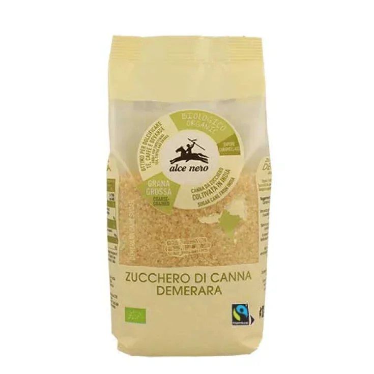 Alce nero Zucchero Di Canna Demerara Biologico Alce Nero 500g