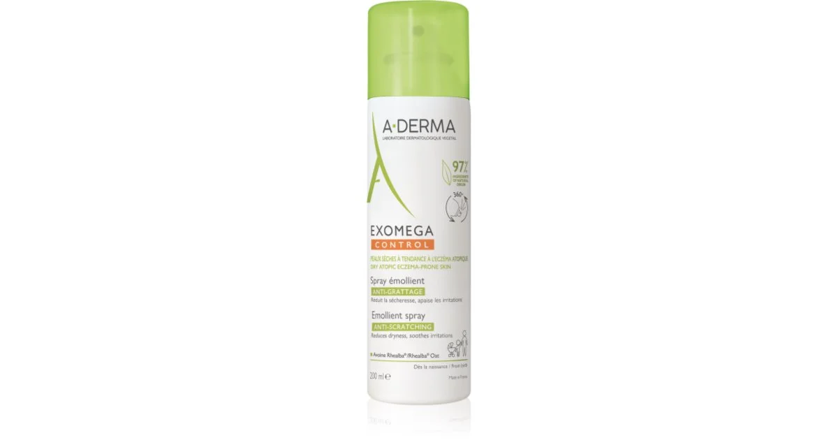 A-Derma Exomega Control Spray Emolliente Anti-Grattamento Pelli Secche 200ml