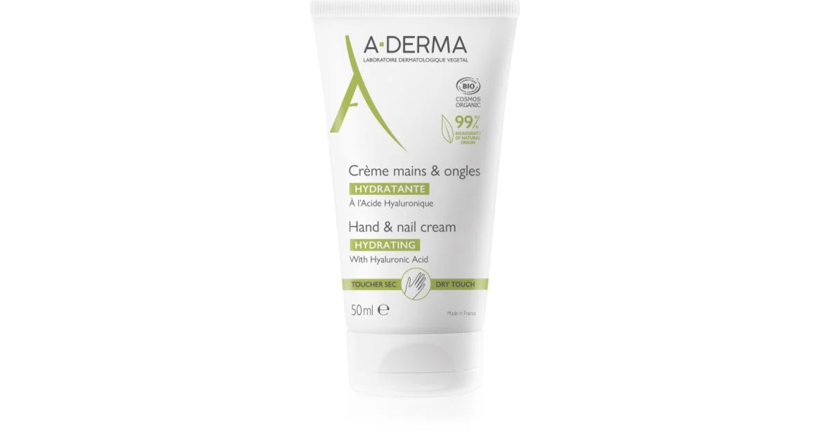 A-Derma Crema Mani & Unghie Idratante BIO 50ML