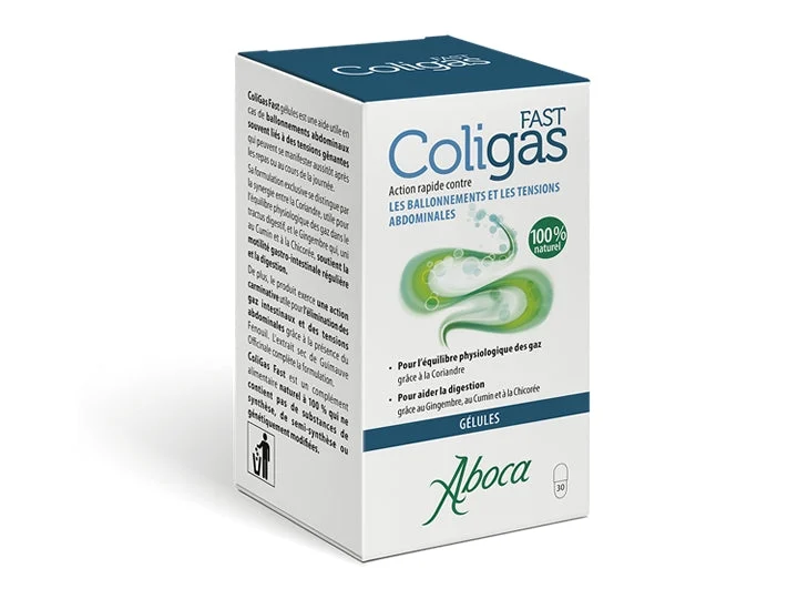 Aboca ColiGas Fast - Gonfiore e Tensione Addominale - 30 Capsule