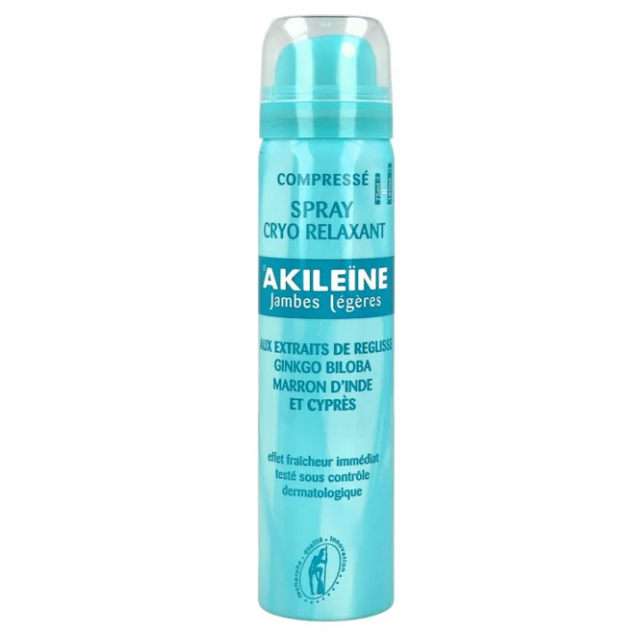 Akileina Gambe Leggere Spray Cryo Rilassante 75ml