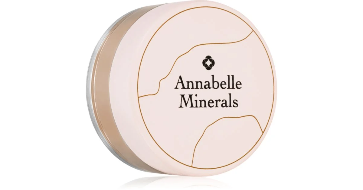 Annabelle Minerals Mineral cipria trasparente in polvere illuminante 4 g