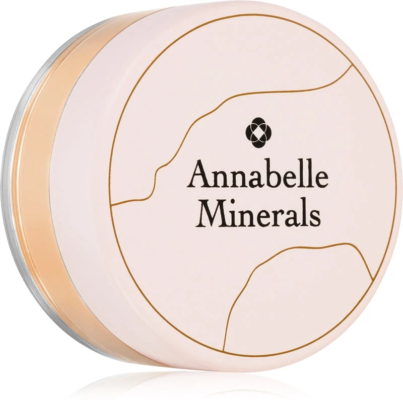 Annabelle Minerals Radiant Fondotinta minerale in polvere illuminante colore Sabbia dorata 4 g