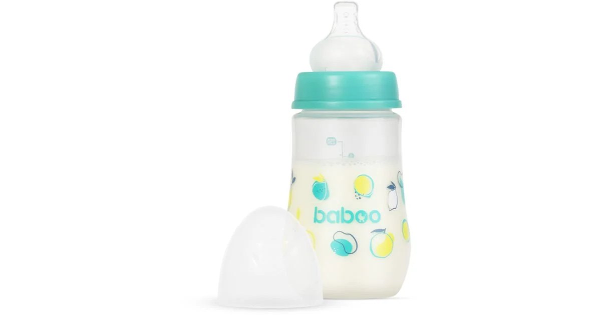 Baboo Anti-colic biberon anticolica Lagoon Fiesta, 3 m+ 250 ml