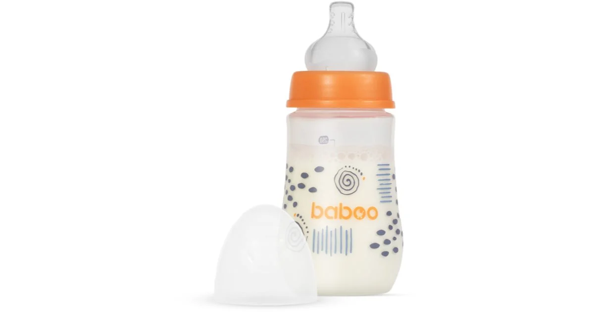 Baboo Anti-colic biberon anticolica Blue Haze, 3 mesi+ 250 ml