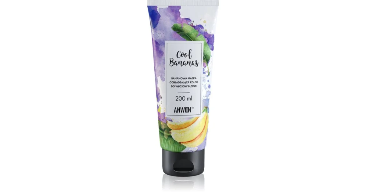 Anwen Cool Bananas Maschera Capelli vegana colorante condizionante