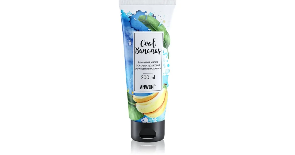 Maschera Anwen Cool Bananas per capelli castani 200 ml