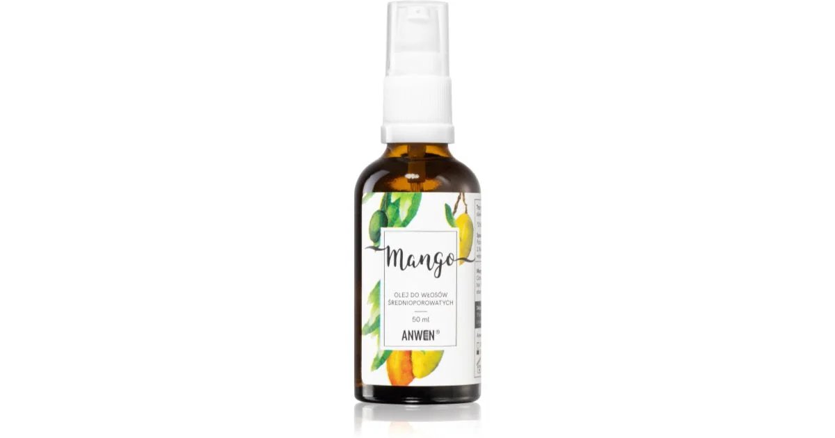 Anwen Olio Mango Capelli vegan nutriente elasticizzante media Porosita