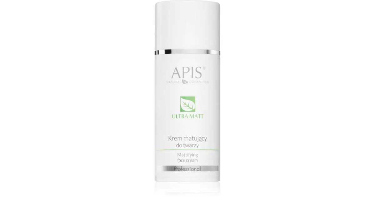 Apis Natural Cosmetics Acne-Stop Crema professionale opacizzante per pelli grasse e problematiche 100 ml