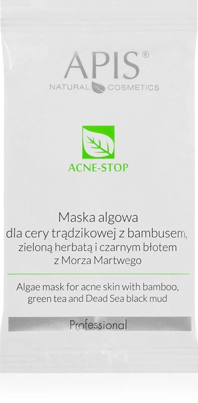 Apis Natural Cosmetics Acne-Stop Professional maschera detergente ed emolliente per pelli grasse con tendenza all'acne 20 g